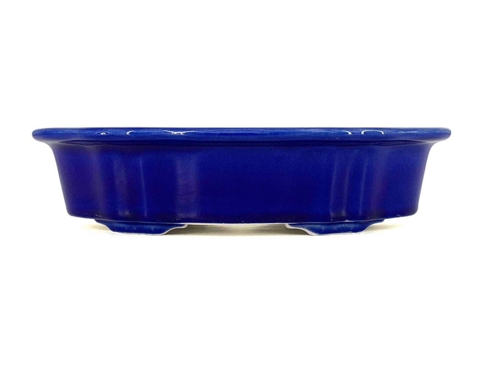 Tiesto ovalado 26 cm Yixing azul CPA88