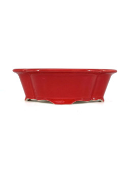 Tiesto flor//mokko 25 cm Yixing rojo CPA82