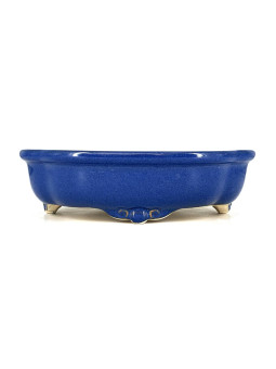 Tiesto flor//mokko 32 cm Yixing azul CPA81