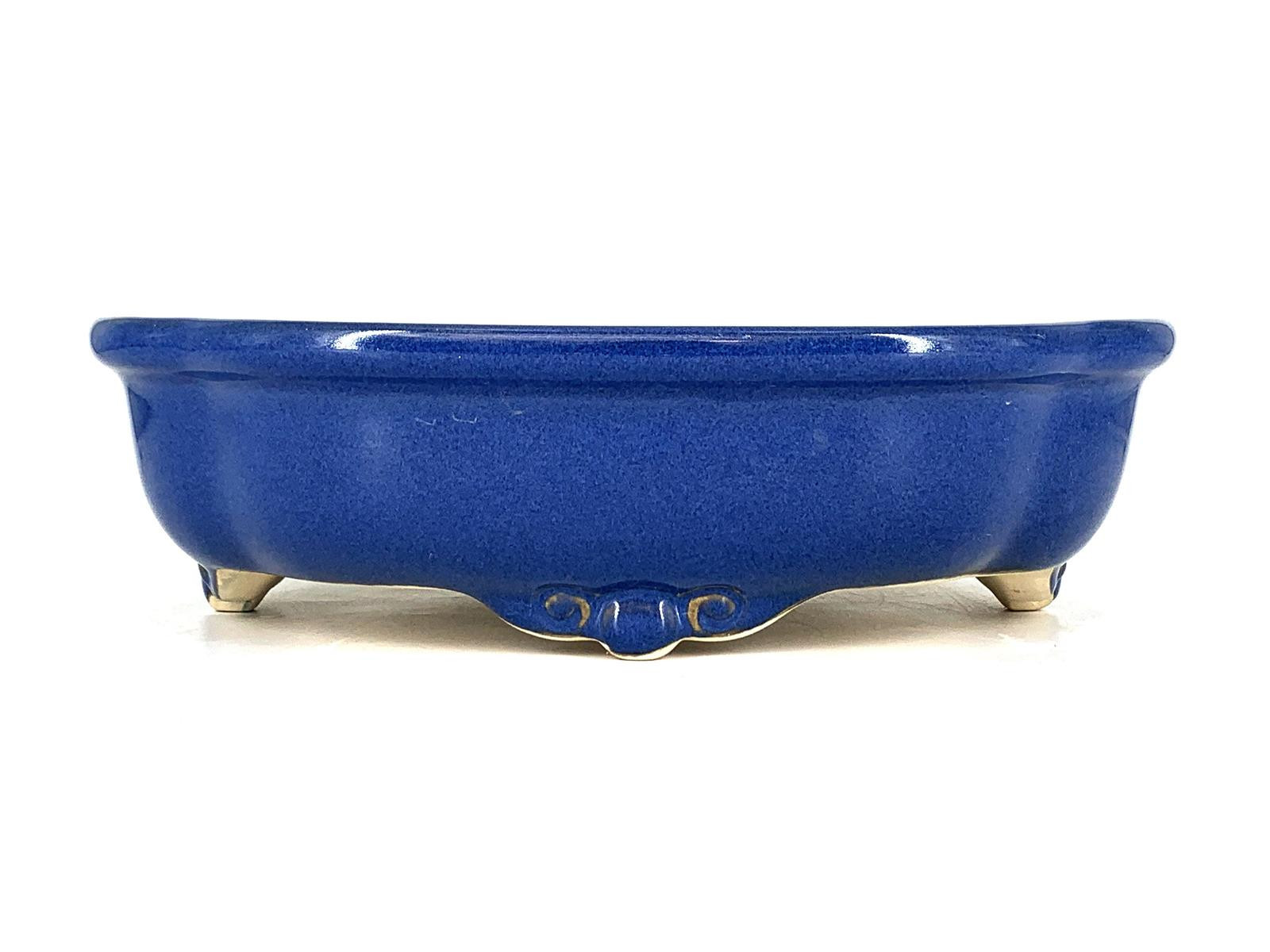 Tiesto flor//mokko 32 cm Yixing azul CPA81