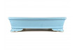 Tiesto rectangular 37 cm Yixing celeste CPA97