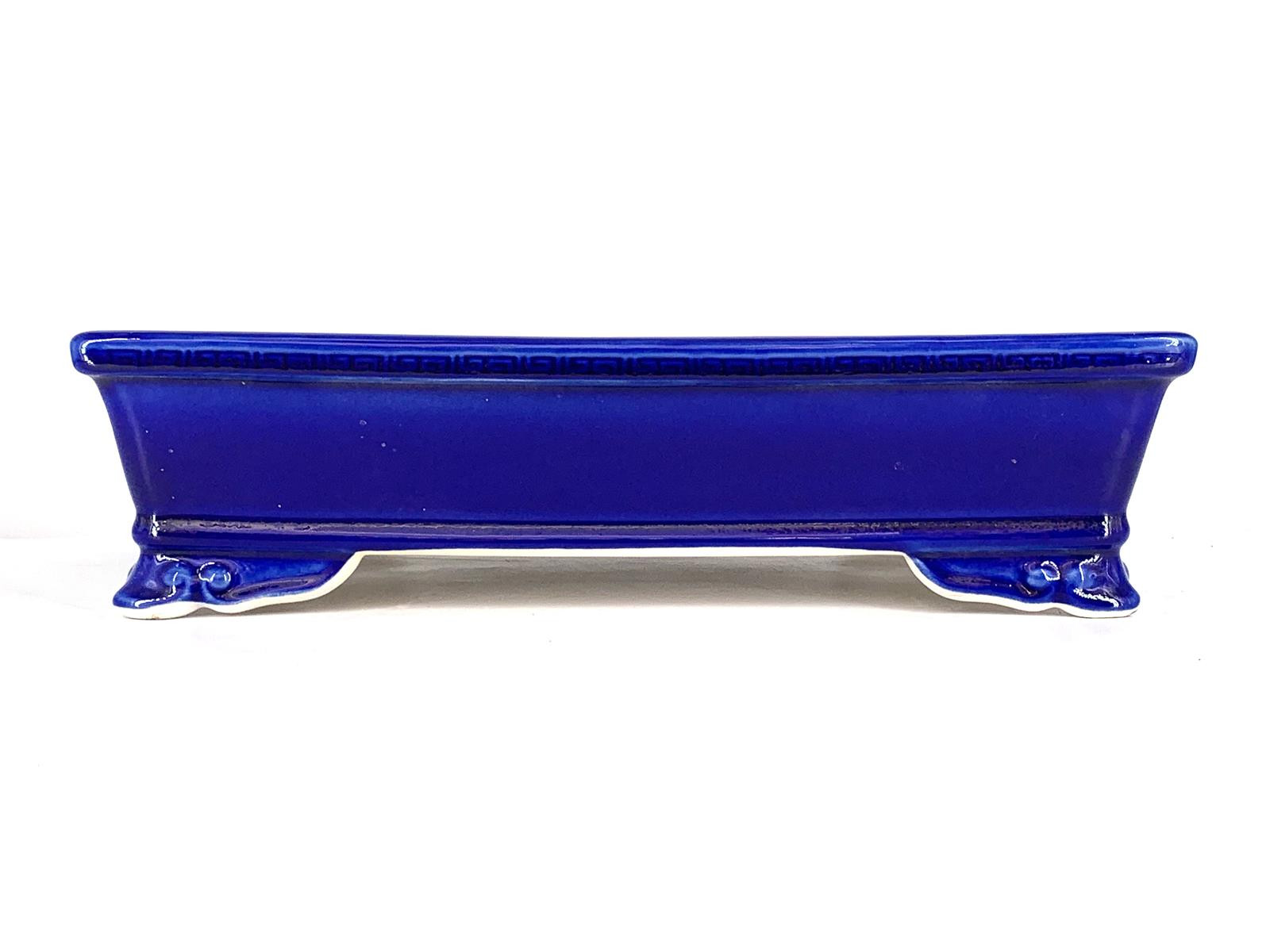 Tiesto rectangular 38.5 cm Yixing azul CPA87
