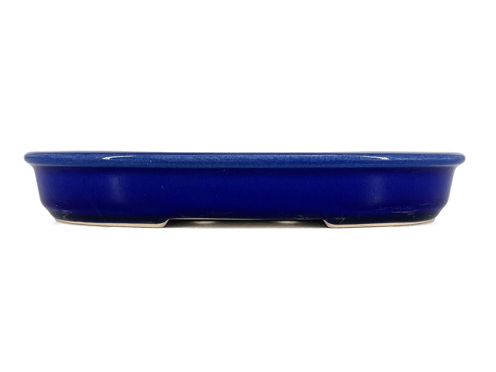 Tiesto ovalado 20.5 cm Yixing azul CPA93