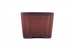 Tiesto cuadrado cascada 13.5 cm Yixing sin esmaltar CPD50