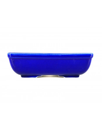 Tiesto rectangular 22 cm Yixing azul CPA79
