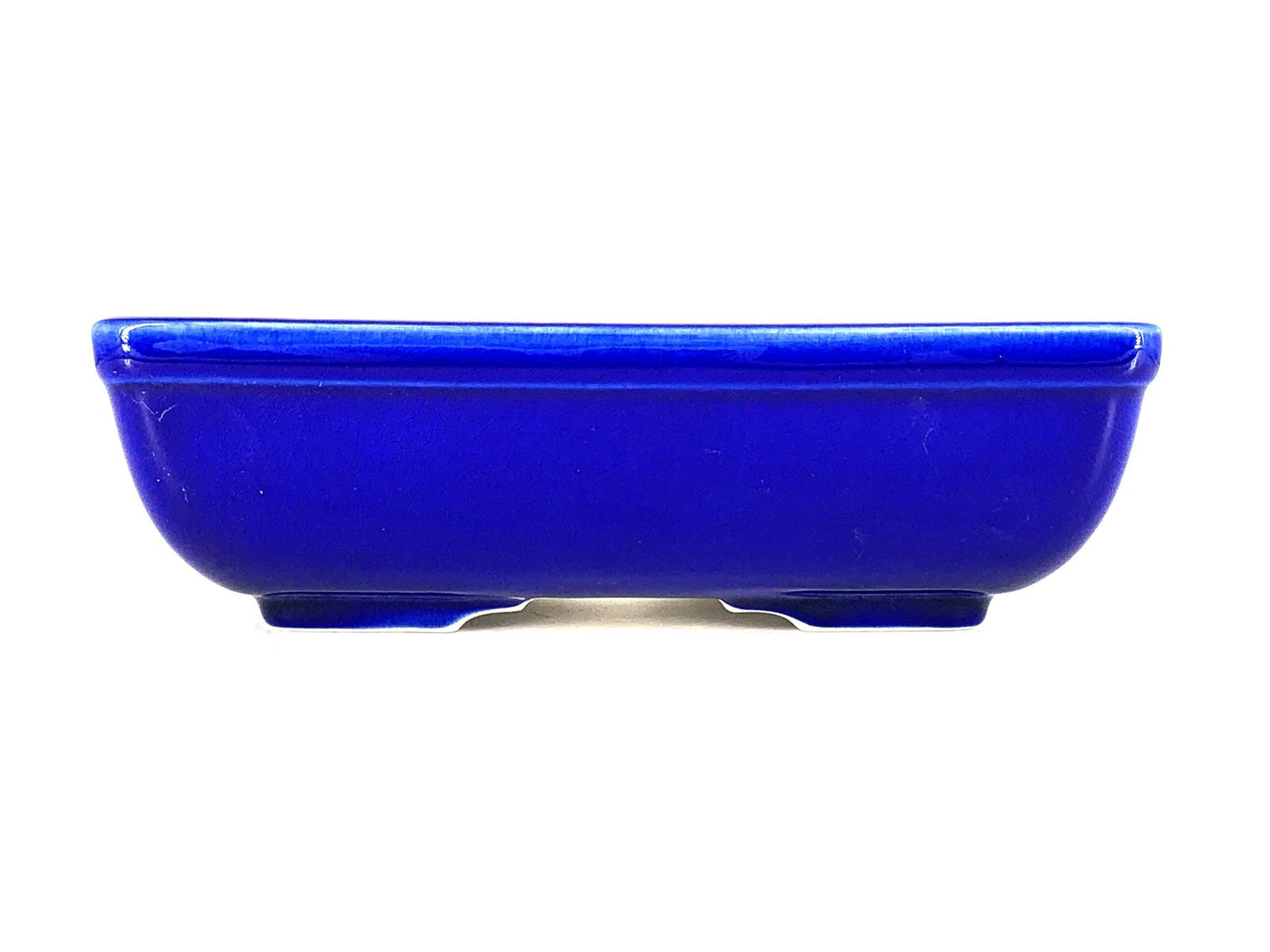 Tiesto rectangular 22 cm Yixing azul CPA79