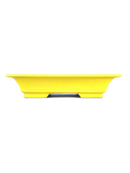 Tiesto rectangular 28 cm Yixing amarillo CPA74
