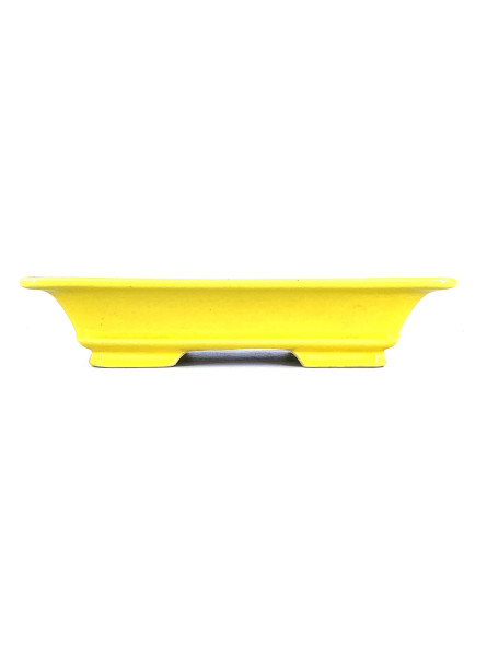 Tiesto rectangular 28 cm Yixing amarillo CPA74