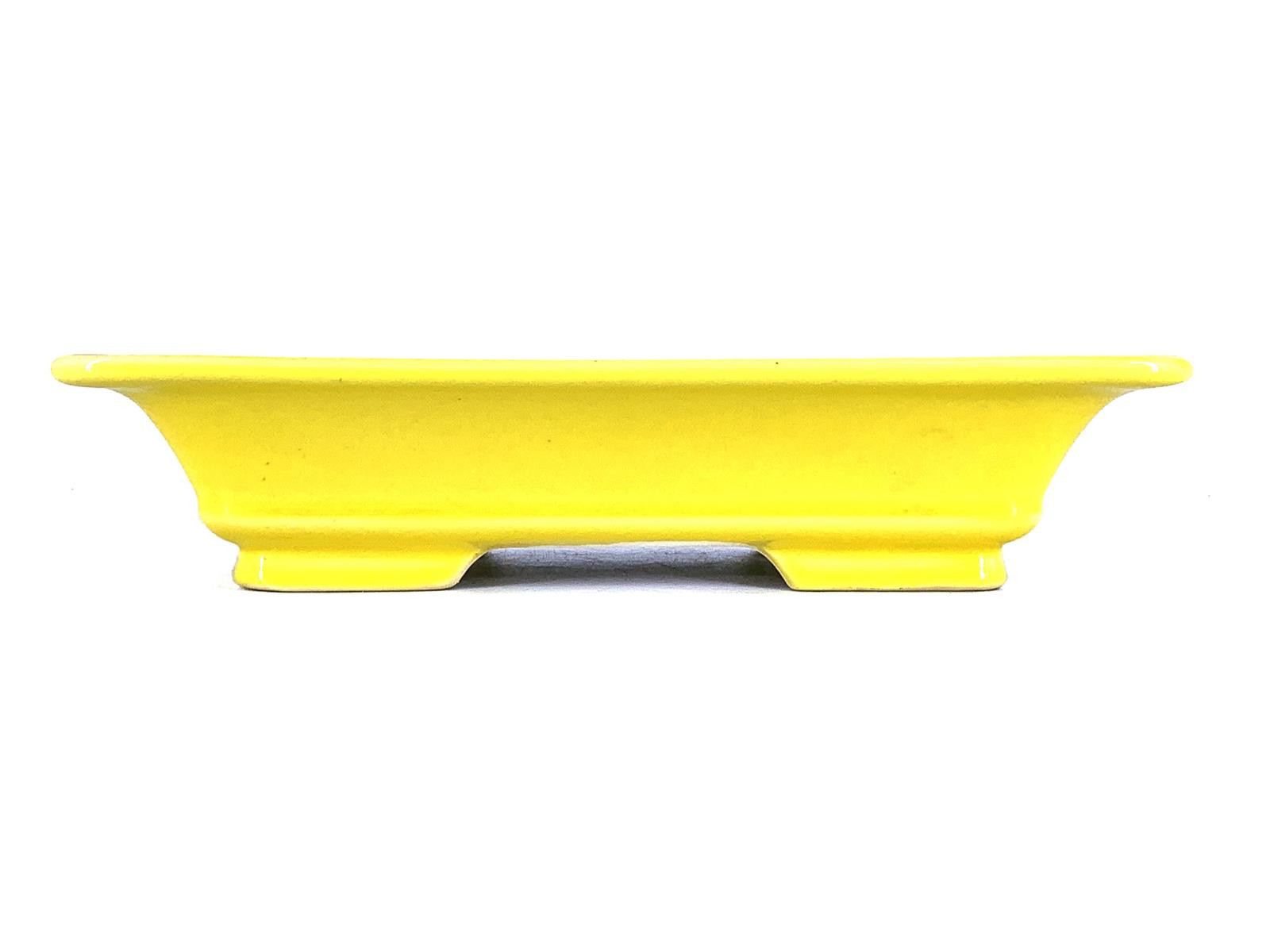 Tiesto rectangular 28 cm Yixing amarillo CPA74