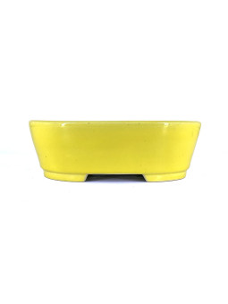 Tiesto ovalado 23 cm Yixing amarillo CPA75