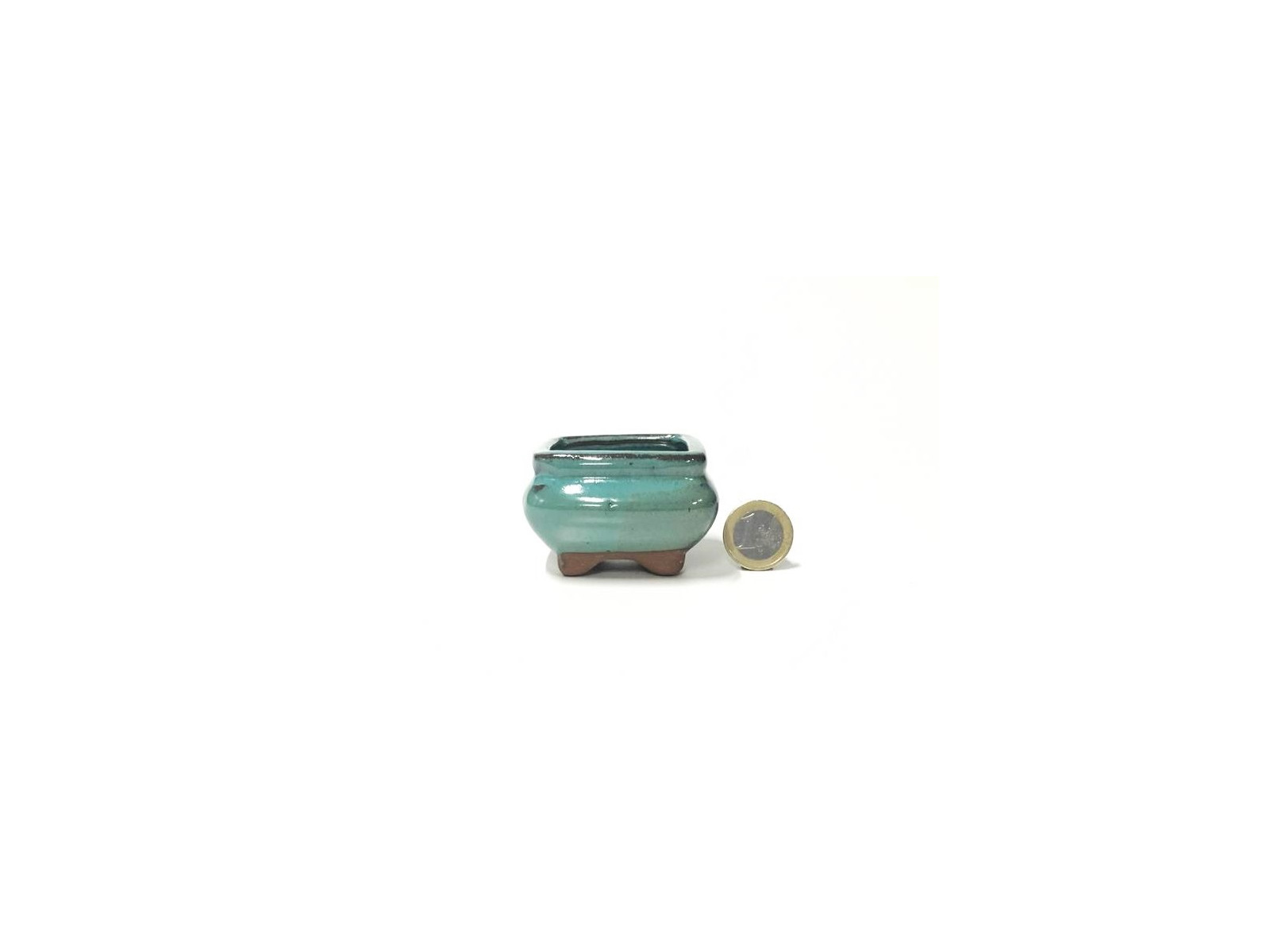 Tiesto cuadrado 5.5 cm verde 32511/5