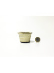Tiesto redondo 6.5 cm crema 32511/16 bonsai mame kusamono