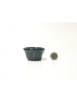 Tiesto redondo 6.5 cm verde 32511/18 bonsai kusamono  mame