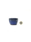 Tiesto hexagonal 6.5 cm azul 32511/22 bonsai kusamono mame