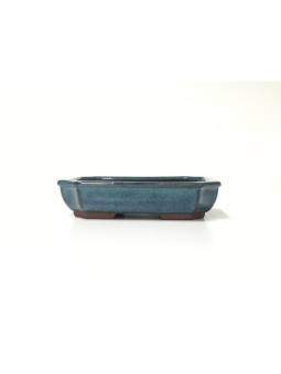Tiesto rectangular 16 cm azul 14651